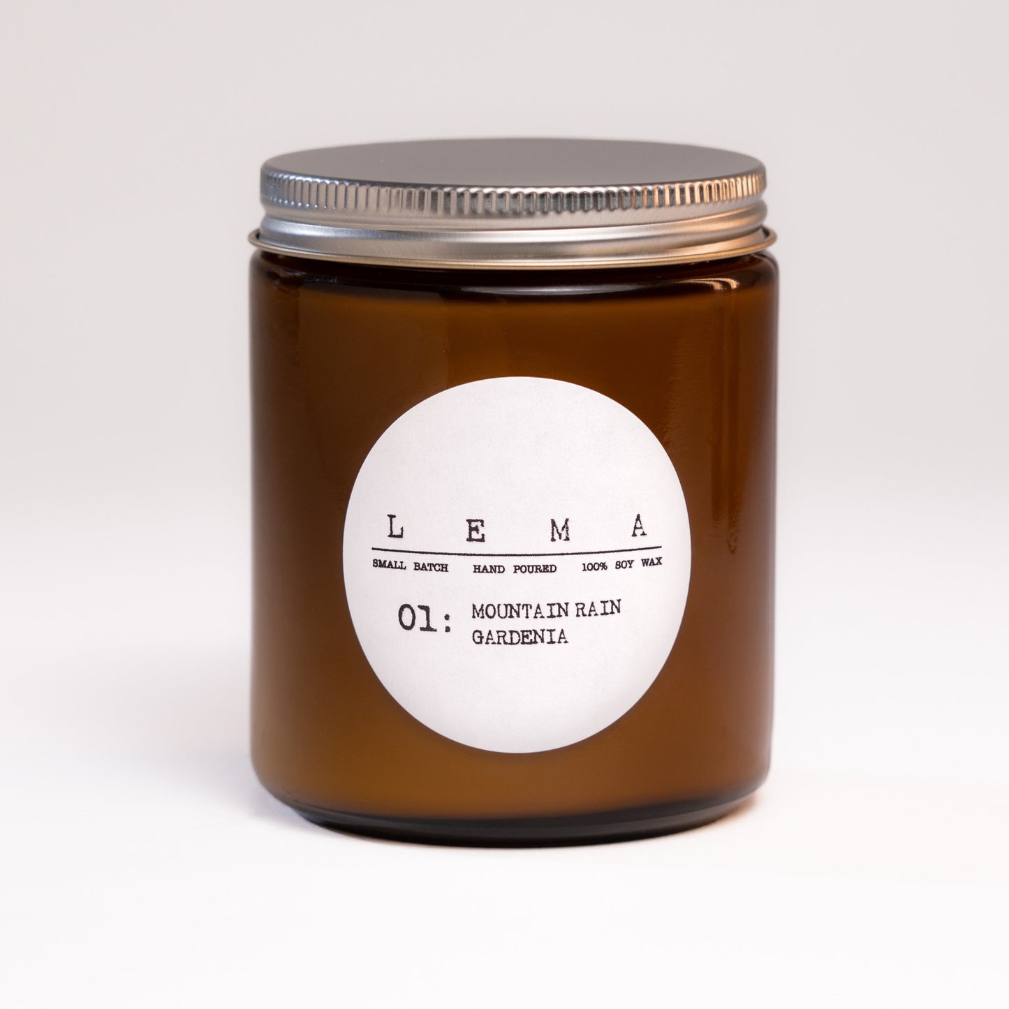 01: Mountain Rain Gardenia - LEMA CANDLES